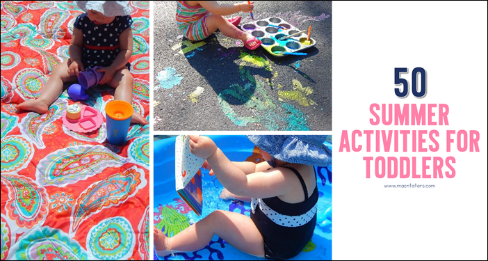 This post has a printable summer "bucket list" for toddlers and children featuring 50 fun activities. These are great activities that would be perfect for family date nights/date days. Your kids will have a blast going through the list this summer. 