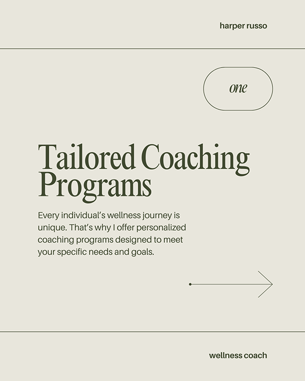 Slide 2: Tailored Coaching Programs Slide 2: Tailored Coaching Programs