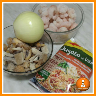 Jugoso-Al-Wok-con-gambas-y-setas-Ingredientes