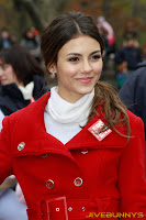 Victoria Justice red coat