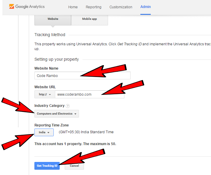 How to integrate Google Analytics to blogger blog