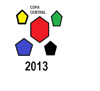 Logo oficial da Copa Central 2013, as cores dos gomos da bola simboliza as cores dos times participantes.