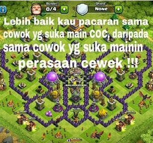 Kumpulan Gambar Kata Kata  COC  Romantis  Lucu