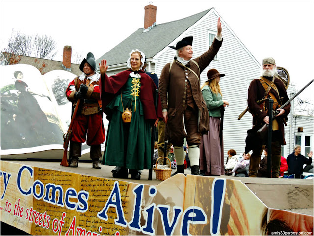 Desfile de Acción de Gracias en Plymouth, Massachusetts