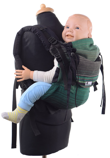 Huckepack Full Buckle Preschooler, Tragehilfe für große Kinder, stufenlos mitwachsendes Rückenpanel, gute Polsterung, komplett mit Schnallen.