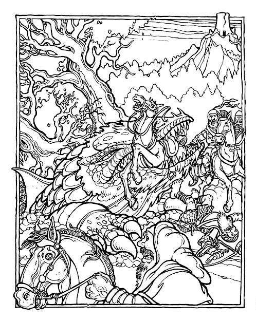 The Official Advanced Dungeons And Dragons Coloring Album 
