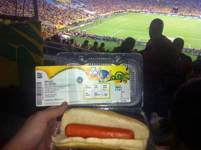 Preço da comida e bebida nos estádios da Copa do Mundo 2014 Brasil