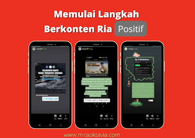 Berkonten ria positif dimulai dari instagram stories bersama layanan provider internet Telkom Indonesia