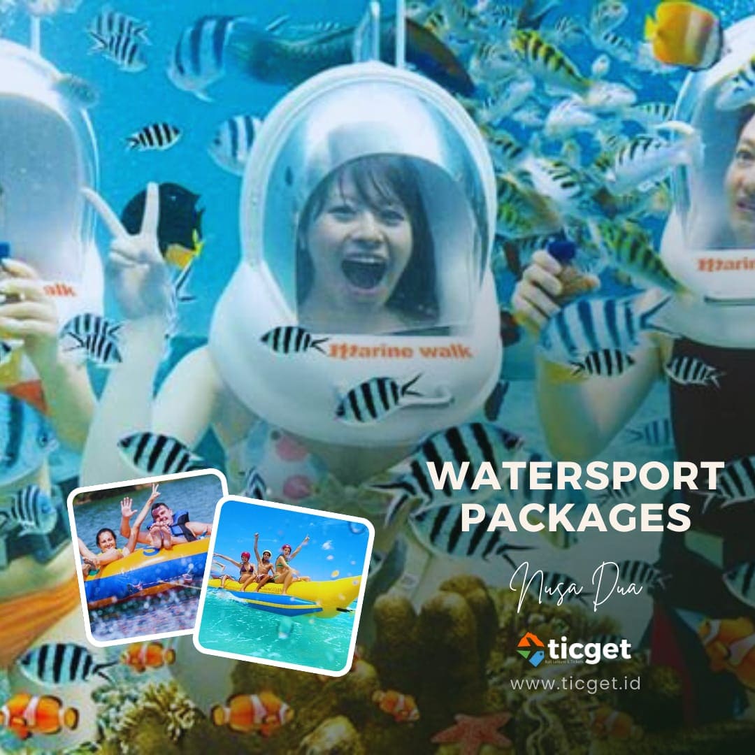 Seawalker, Donut And Banana Boat Watersport Package Bali