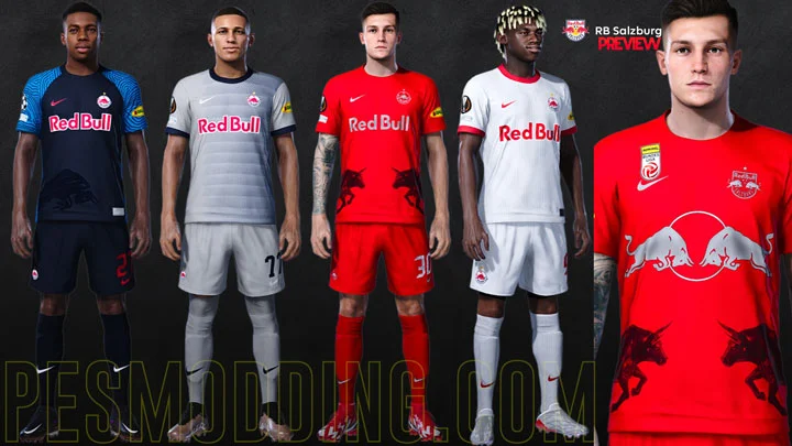 PES 2021 FC Red Bull Salzburg 2022 - 23 Kits Pack