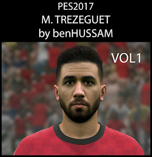 PES 2017 Faces Mahomud Trezeguet by BenHussam