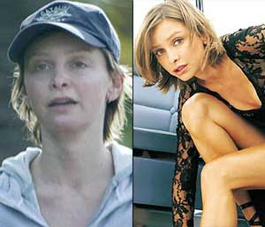 Calista Flockhart without makeup Celebrities Without Makeup