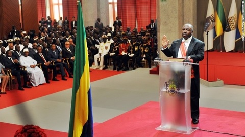 Ali Bongo Sworn in as Gabon's President for a Second 7-year Term, Extends Family's 50 Year Rule