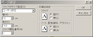 ページ設定の図