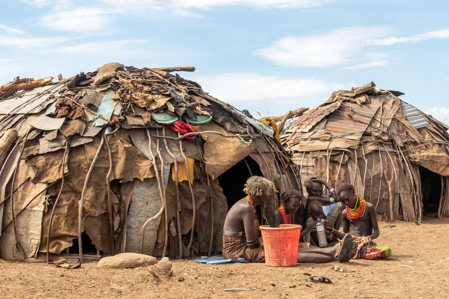 Poblat Dassanech (Sudan del Sud)