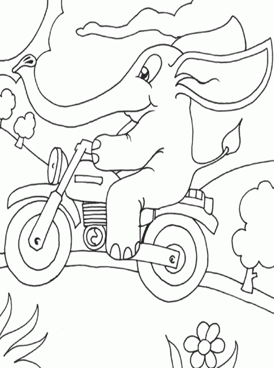 Kids Page: Elephant Coloring Pages | Printable Elephant ...