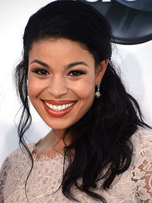 Jordin Sparks Dangling Diamond Earrings