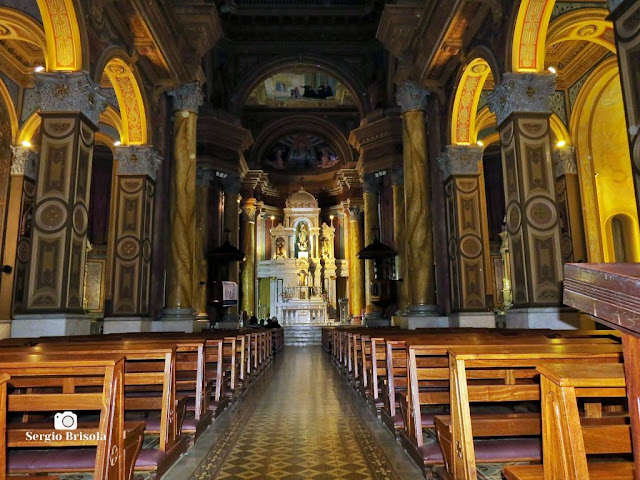 Vista do interior da Paróquia Imaculado Coração de Maria - Vila Buarque - São Paulo