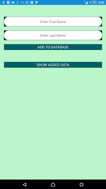 Add Data in Android Using SQLite Database