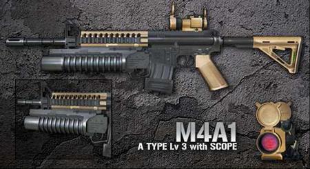 point blank senjata M4A1