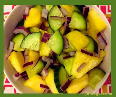 Pineapple and avocado salad