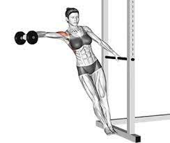 Egyptian lateral dumbbell raise