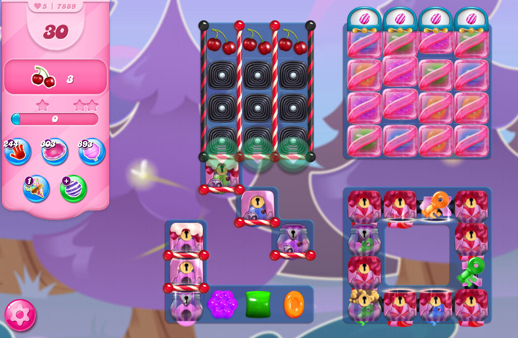 Candy Crush Saga level 7889