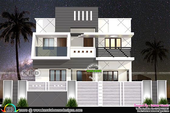 Modern south Indian home design