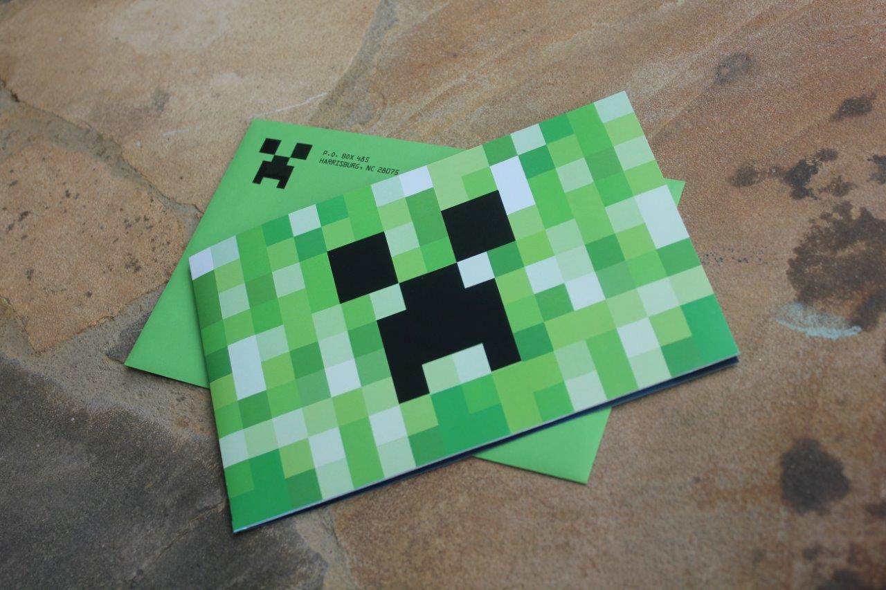 Minecraft Party Invitation Ideas 3