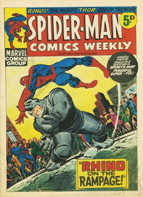 Spider-Man Comics Weekly #37, the Rhino