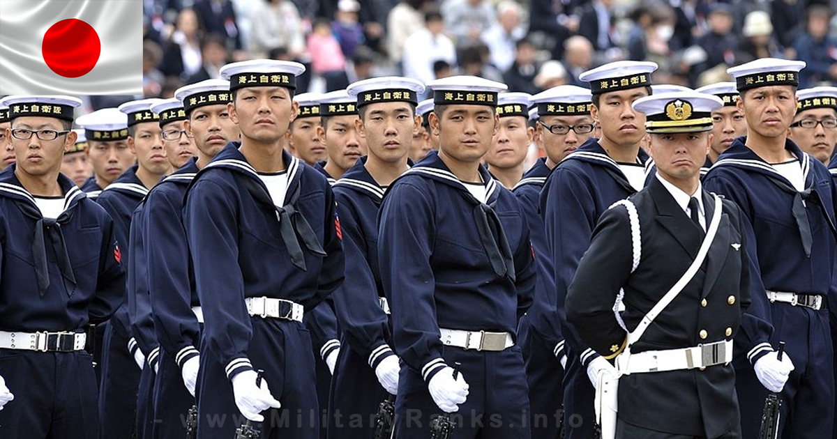 Japan Maritime Self-Defense Force Ranks and Insignia | Japan Navy Ranks Insignia Badges
