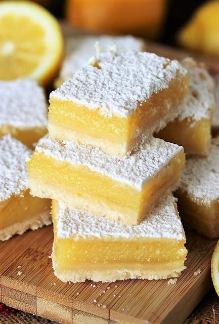 Stack of Lemon Bars Image