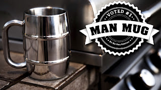 The Man Mug on a Grill