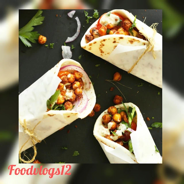 Chickpea Shawarma Wraps