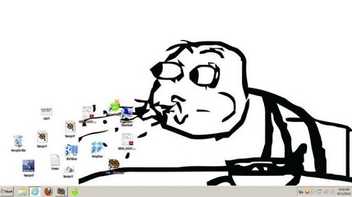 funny desktop image