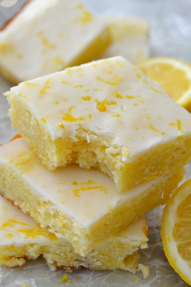 Fudgy Lemon Brownies - These Glazed Fudgy Lemon Brownies are incredible! Soft, chewy, moist, fudgy and packed with fresh lemon flavor!