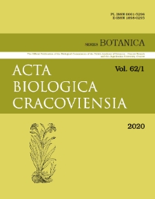Acta Biologica Cracoviensia: Series Botanica
