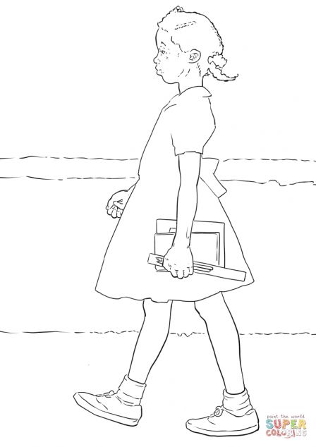 7 Ruby Bridges Coloring Sheets