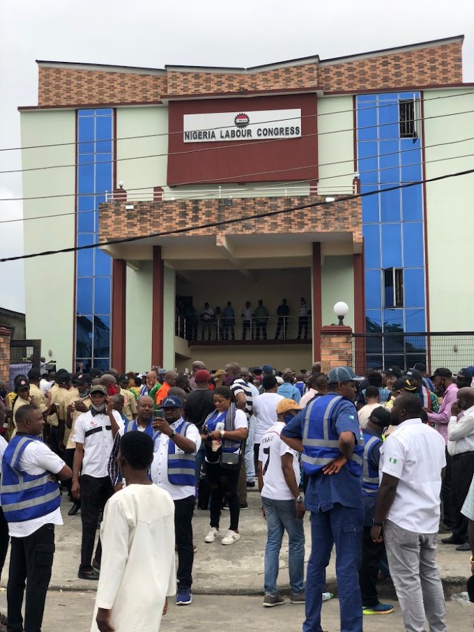 Security agencies have taken over the  state  secretariat over Battle for Leadership of  NLC River State chapter