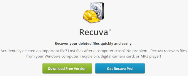 Menggunakan Recuva Untuk Mengembalikan File Foto, Lagu, Dokumen, Email, dan Video yang Terhapus