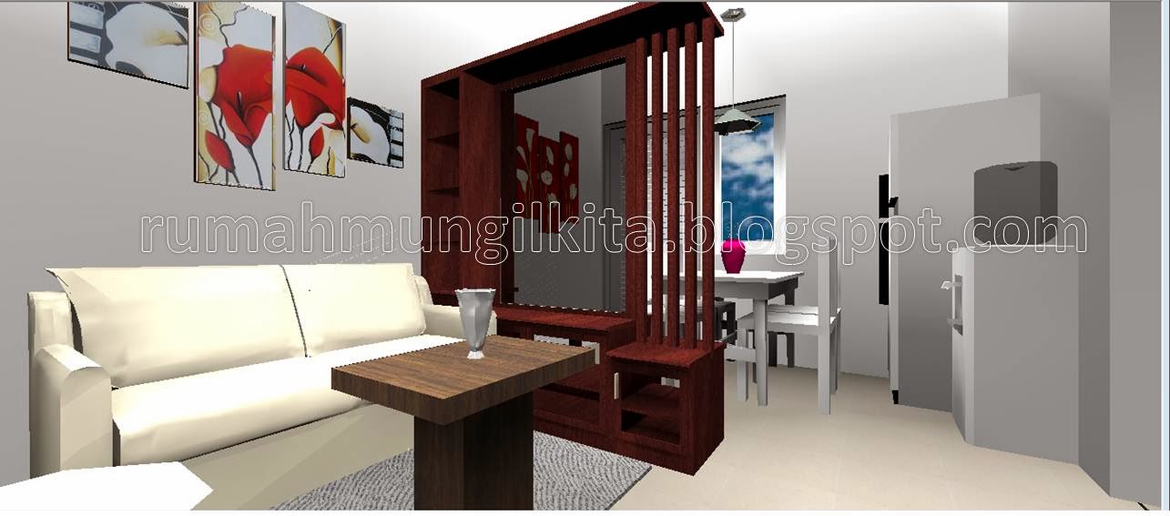 Kumpulan Desain Partisi  Dua Sisi RUMAH mungil KITA