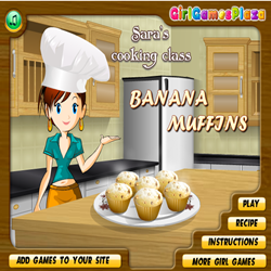 Game Memasak Kue Muffin Pisang  Games Masak - Permainan 