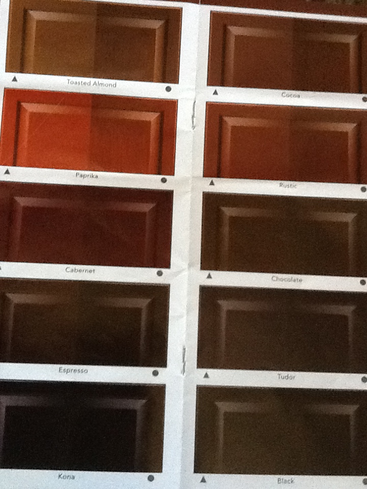 Espresso Colored Kitchen Cabinets