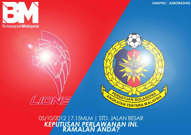 Keputusan Lions XII vs ATM Separuh Akhir Pertama 5 Oktober 2012