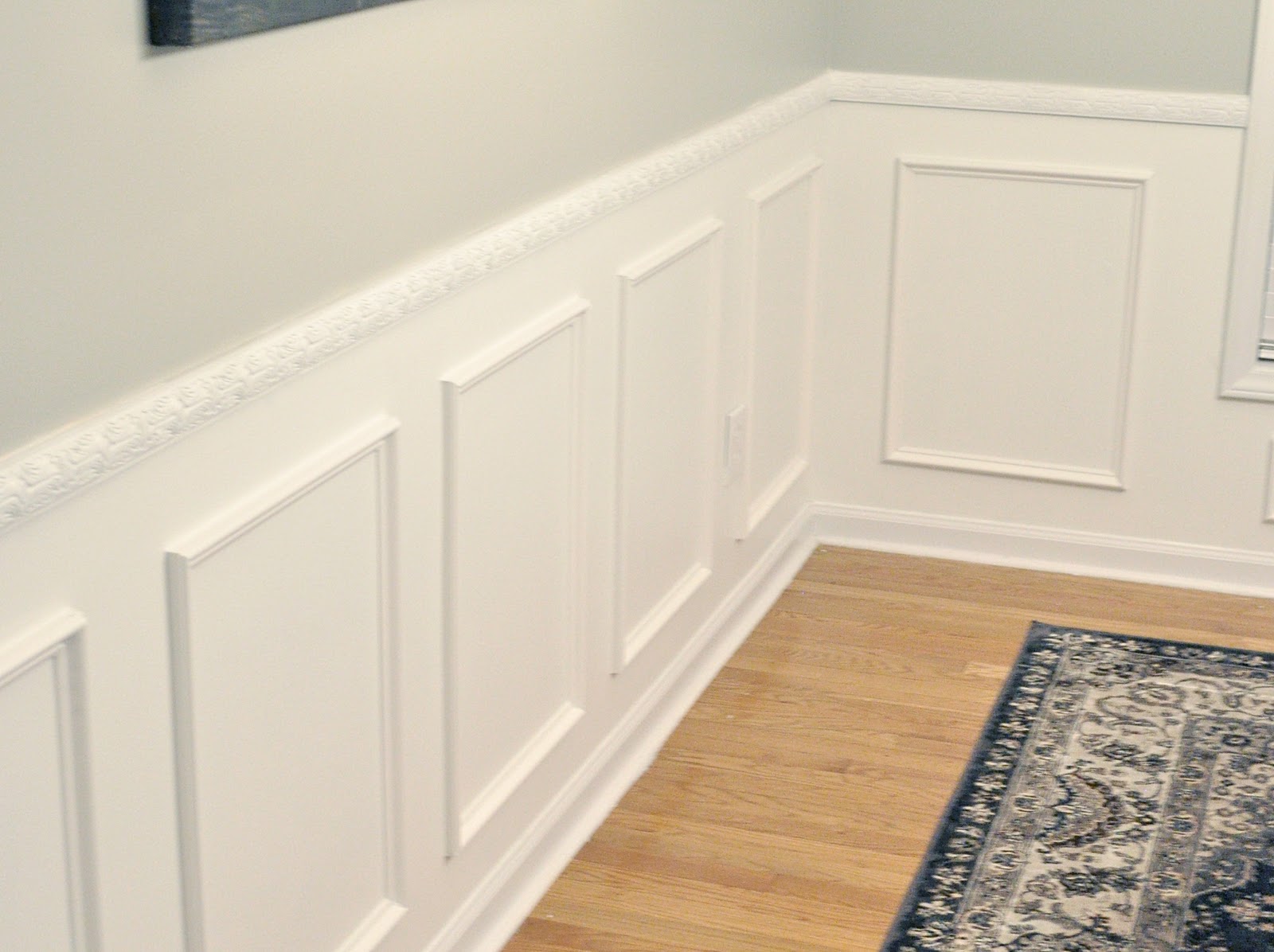 Not So Newlywed McGees: Wainscoting Reveal!