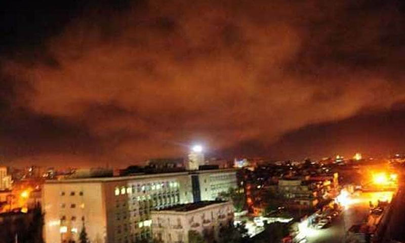 دمشق ایئرپورٹ پر اسرائیلی طیاروں کی بمباری سے 5 فوجی جاں بحق