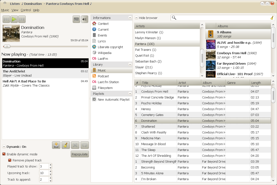 listen  music player