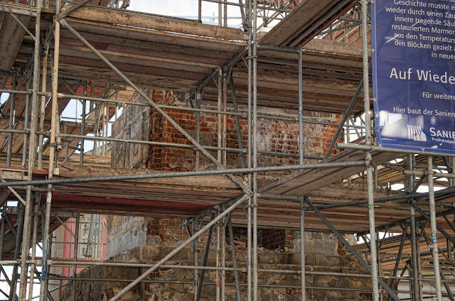 Baustelle Potsdam, Stadtmitte im Bau, Der Obelisk, Am Alten Markt, 14467 Potsdam, 11.01.2014