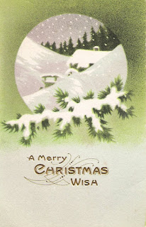 Christmas Vintage Postcard  as seen on linenandlavender.net:  http://www.linenandlavender.net/2009/08/paris-is-mad.html