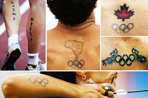 Now till Forever: Olympics tattoo.